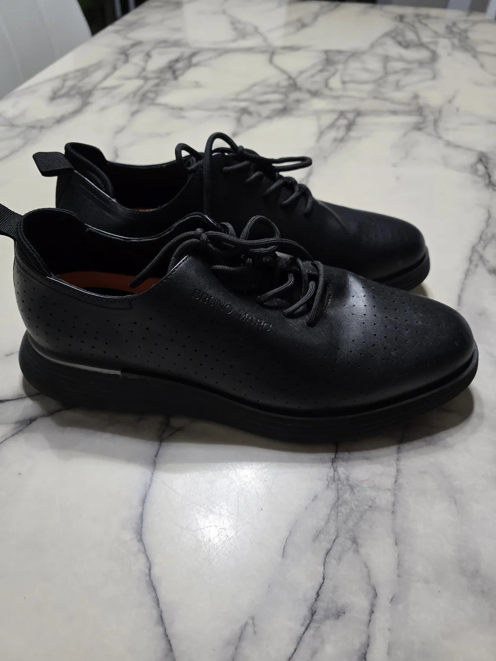Bruno Marc Mens Shoes Size 11 Black X366XEEY